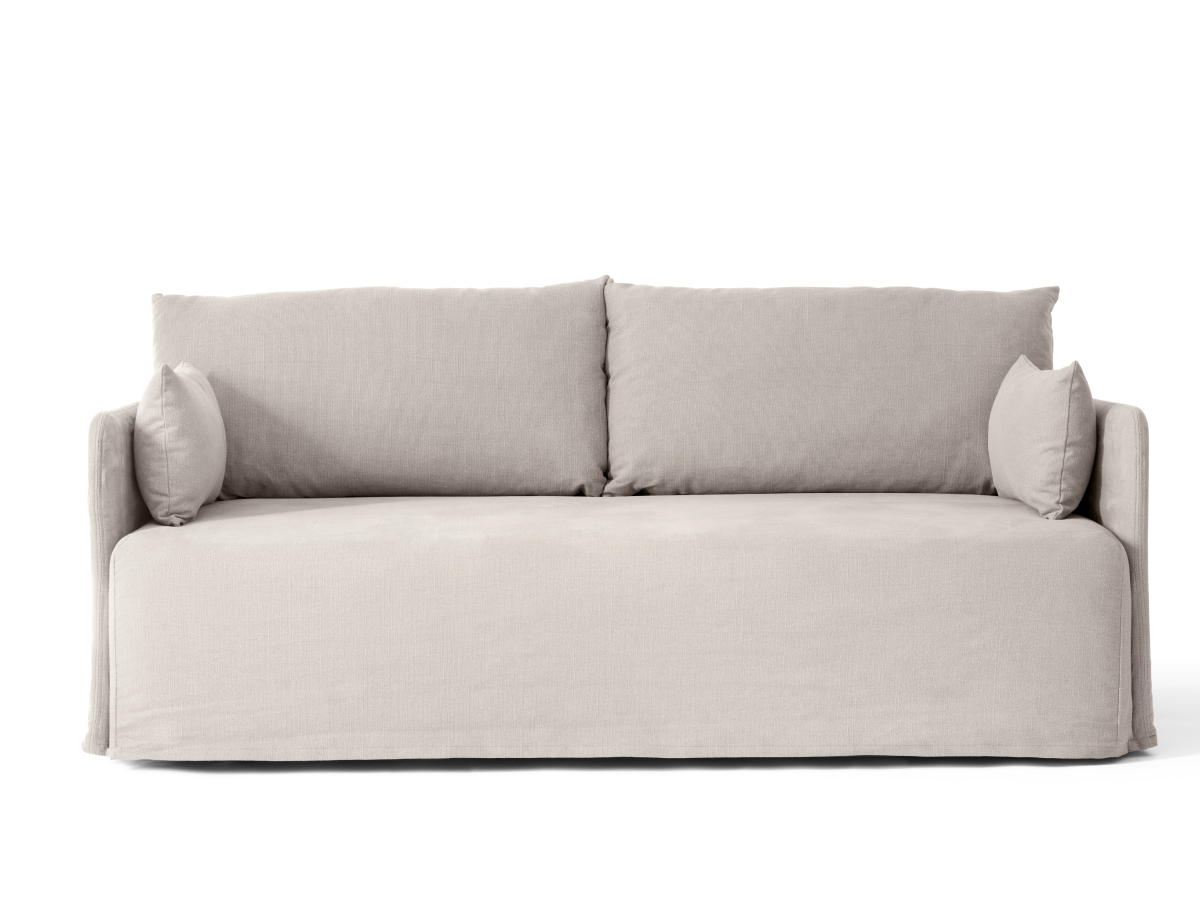 Sofa Offset Loose Cover 2 seater, Cotlin Oat, Audo