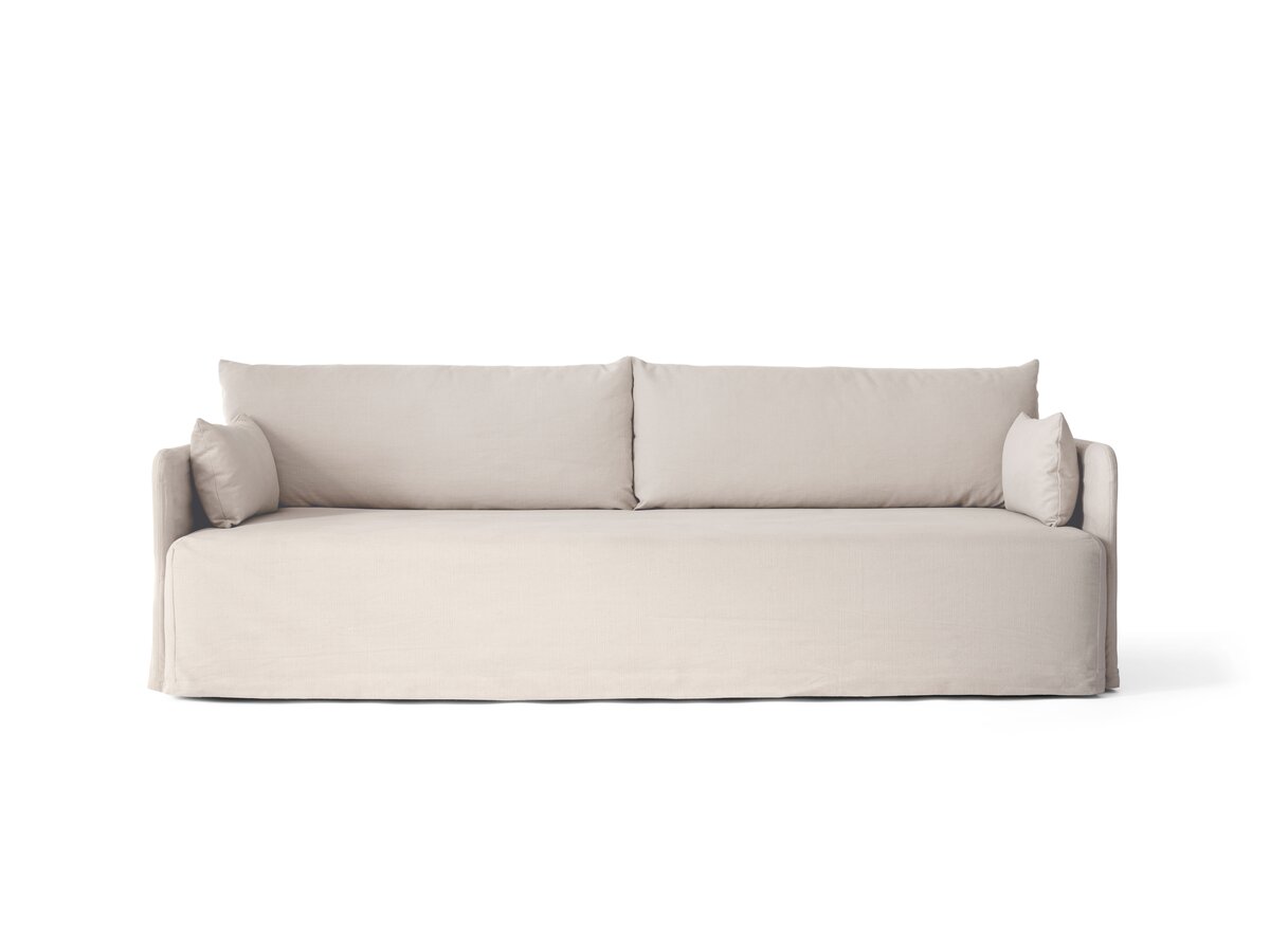 Sofa Offset Loose Cover 3 seater, Cotlin Oat, Audo