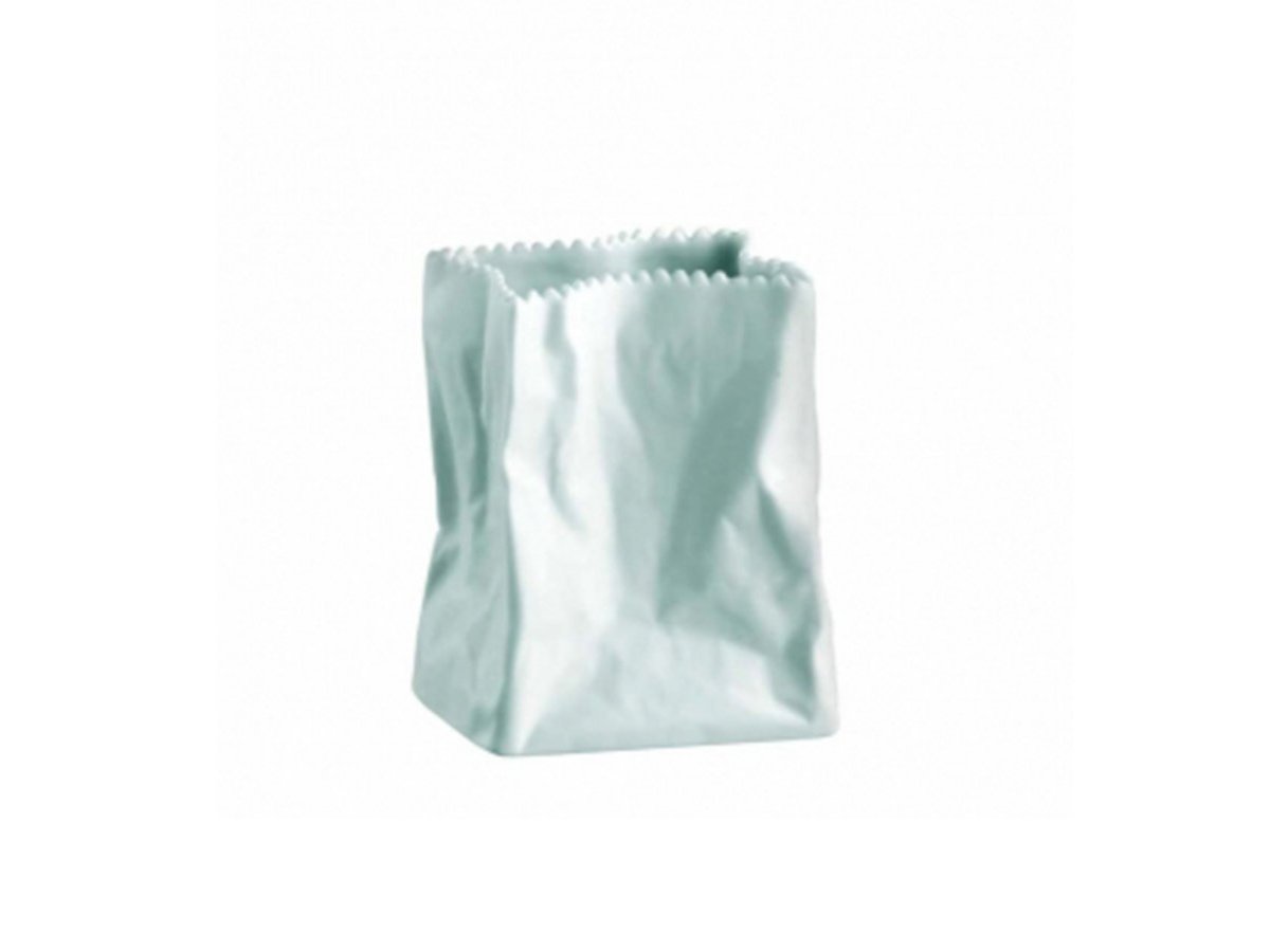 Wazon 10 cm Paper Bag biały