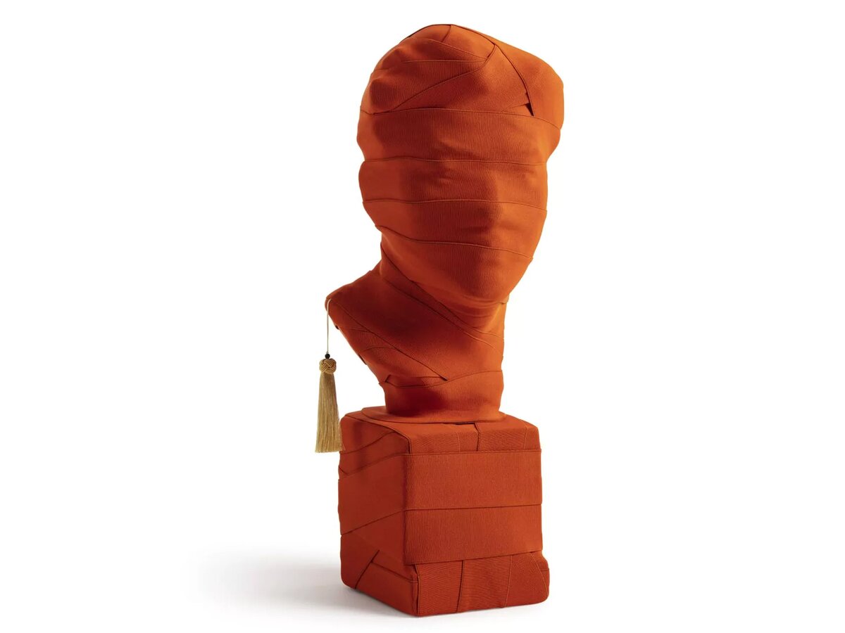Rzeźba "TO NIE JEST AUTOPORTRET", pomarańczowy, Maisondada