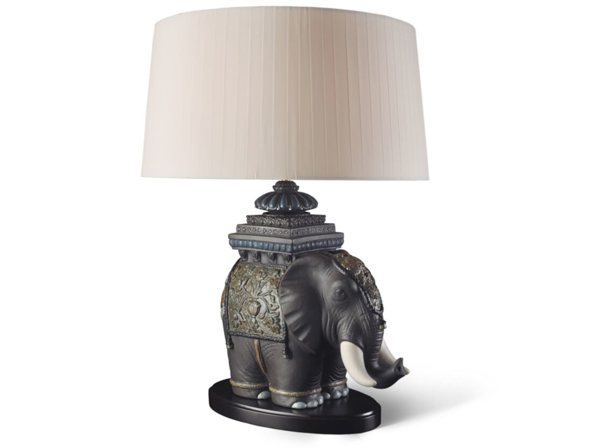 Lampa stołowa Siamese Elephant, Lladró