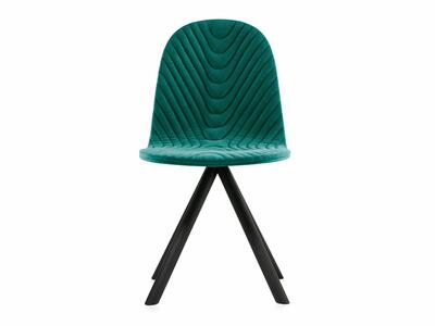 Krzesło Mannequin 01 czarny - turkusowe C
