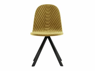 Krzesło Mannequin 01 czarny - musztardowe C