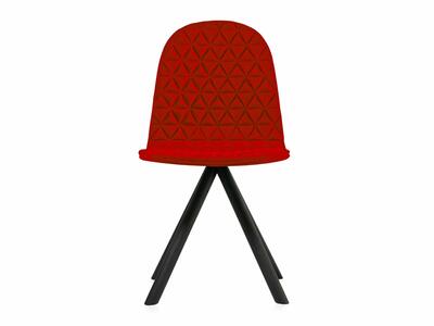 Krzesło Mannequin 01 czarny - czerwone B