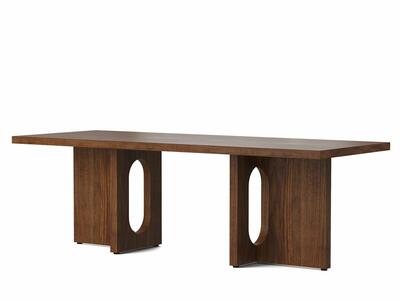 Stół Androgyne Lounge Table, 120x45, Walnut Base, Walnut Table Top