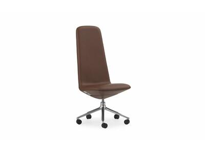 Krzesło Obrotowe Off Chair 5W, Ultra Leather, Alu, Normann Copenhagen