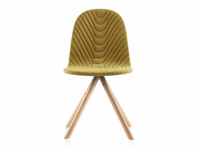 Krzesło Mannequin 01 naturalny - musztardowe C