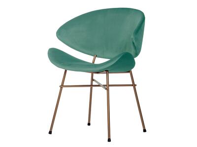 Krzesło Cheri Copper - Velours - czarne