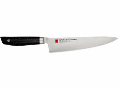 Nóż szefa kuchni kuty VG10 dł. 20 cm, Czarny, Kasumi
