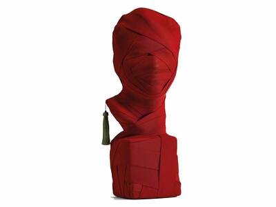Rzeźba "TO NIE JEST AUTOPORTRET", czerwony, Maisondada