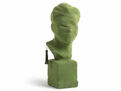 Rzeźba "TO NIE JEST AUTOPORTRET", zielony jasny, Maisondada