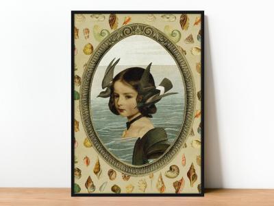 Plakat Fine Art Little Mermaid