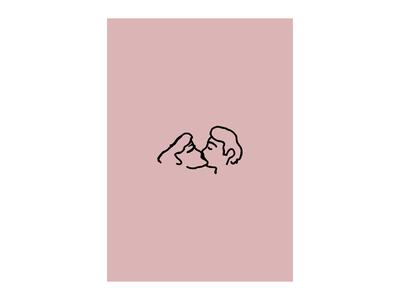 Plakat Pocałunek - bez ramy