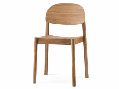 Krzesło Citizen Chair, oval backrest, oak, natural oil