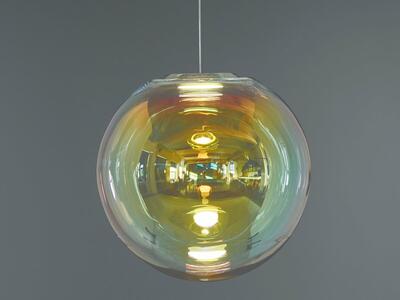 Lampa Iris Globe 50 gold-indigo