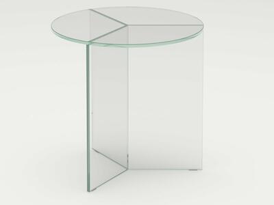 Stolik Osom, Clear Glass 45 cm