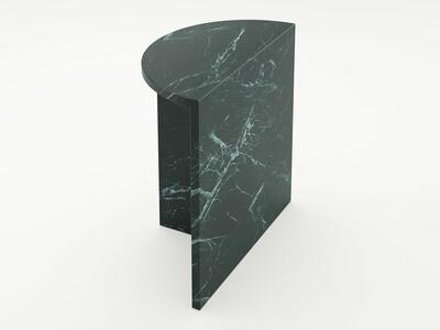Stolik Fifty tall marble green (Wild Forest)